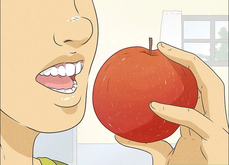 سیب و خربزه و رفع پلاک دندان