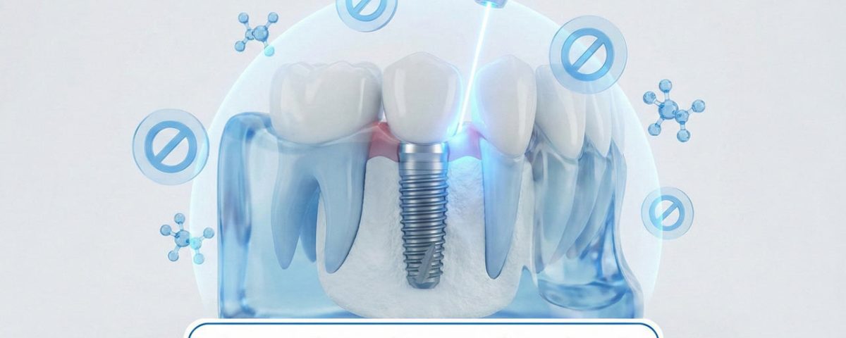 کاشت ایمپلنت دندان برای افراد دیابتی با لیزر